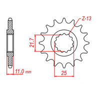 MTX 580 Steel Front Sprocket #530