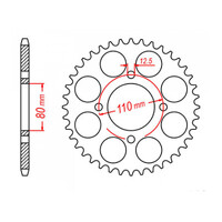 MTX 333 Steel Rear Sprocket #630