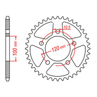 MTX 703 Steel Rear Sprocket #520