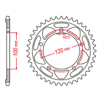 MTX 713 Steel Rear Sprocket #525