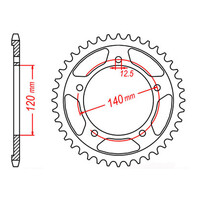 MTX 1797 Steel Rear Sprocket #530