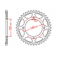 MTX 1874 Steel Rear Sprocket #428 (56T) (11-1874-56)