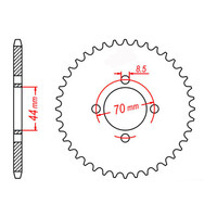 MTX 1795 Steel Rear Sprocket #520 (22T) (11-1795-22)