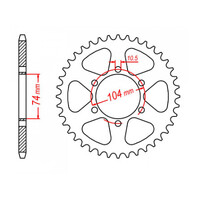 MTX 481 Steel Rear Sprocket #530