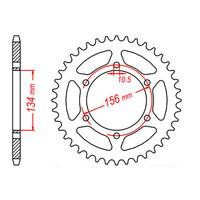 MTX 472 Steel Rear Sprocket #520