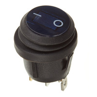 WHITES 12V ROCKER SWITCH ON-OFF WATERPROOF ROUND