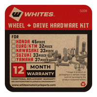 WHITES WHEEL & DRIVE HARDWARE KIT - KAWASAKI 33PCS