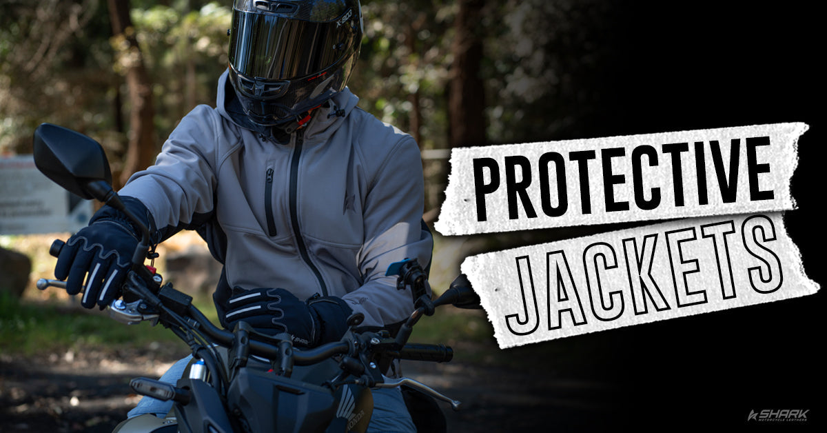 Motorcycle jackets at Shark Leathers Gold Coast - materials and AAA rating guide for Australia