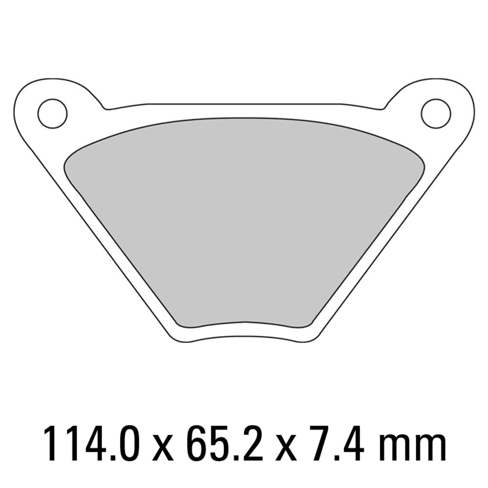 Ferodo - FERODO BRAKE PADS - FDB185P (PK = 2 Pads) [BQ16] - Shark Leathers