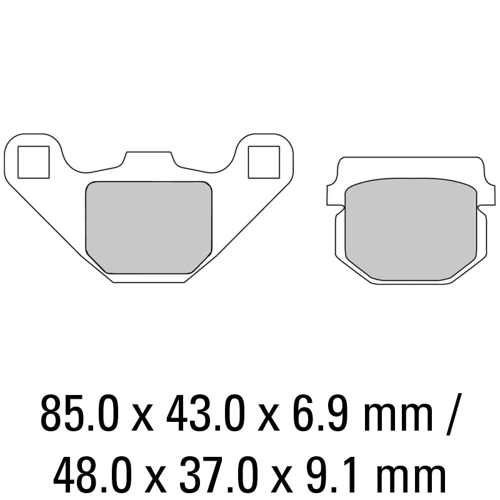 Ferodo - FERODO BRAKE PADS - FDB313EF (PK = 2 Pads) [BQ10] - Shark Leathers