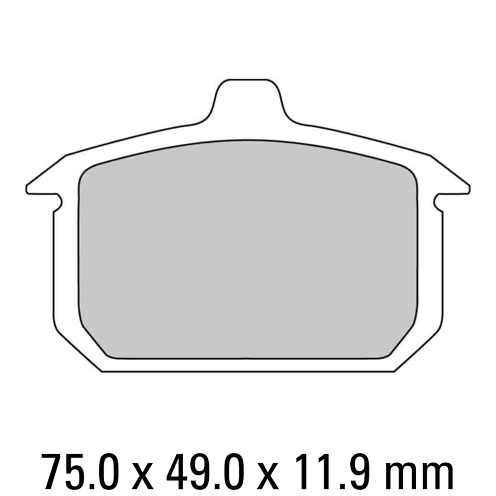 Ferodo - FERODO BRAKE PADS - FDB335P (PK = 2 Pads) [BQ20] - Shark Leathers
