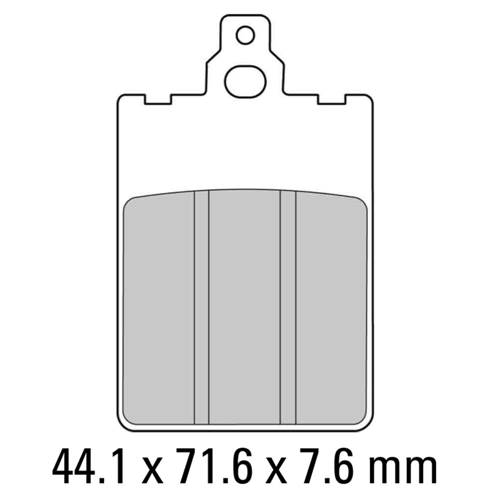 Ferodo - FERODO BRAKE PADS - FDB698P (PK = 2 Pads) [BQ25] [RACE CALIPER] - Shark Leathers