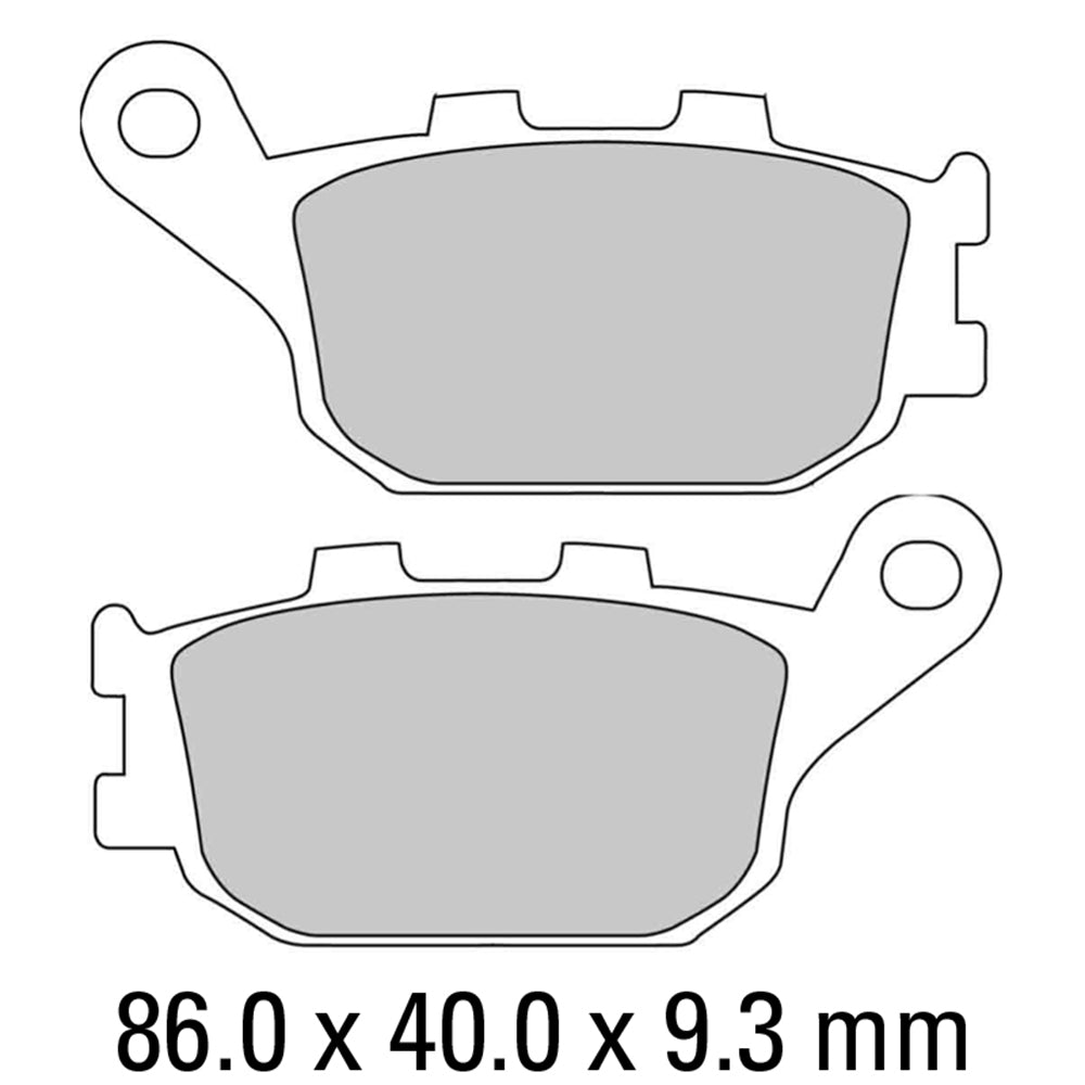 Ferodo - FERODO BRAKE PADS - FDB754EF (PK = 2 Pads) [BQ10] - Shark Leathers