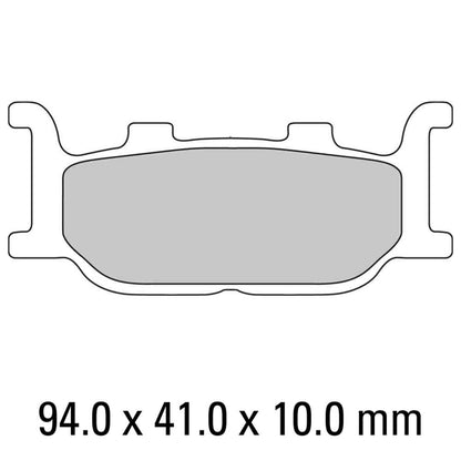 FERODO Disc Pad Set - FDB2003 EF ECO Friction Non Sintered Compound