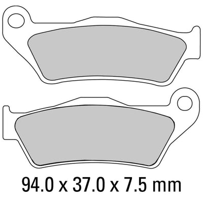 FERODO Disc Pad Set - FDB2018 ZR Sintered Sintered Race Compound - Off-Road