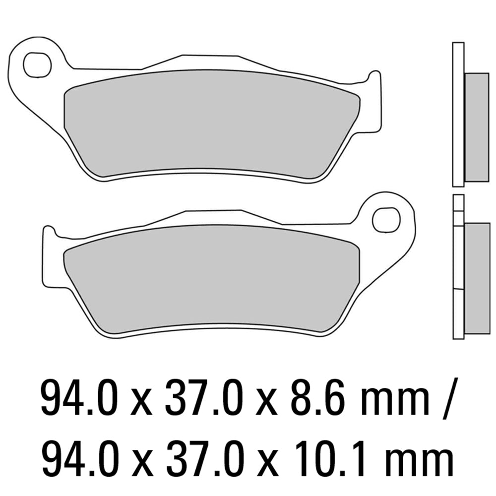 Ferodo - FERODO BRAKE PADS - FDB2039P (PK = 2 Pads) [BQ25] - Shark Leathers
