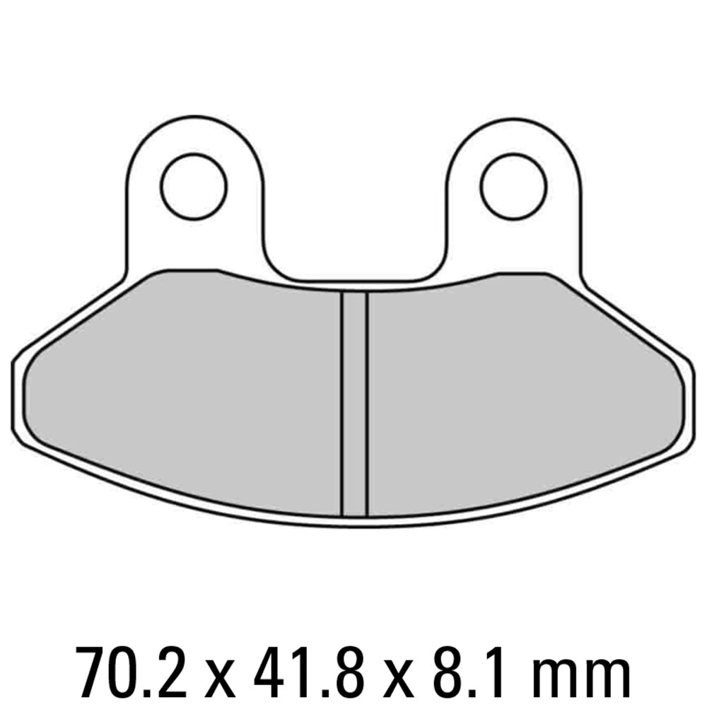 Ferodo - FERODO BRAKE PADS - FDB2108EF (PK = 2 Pads) [BQ10] - Shark Leathers