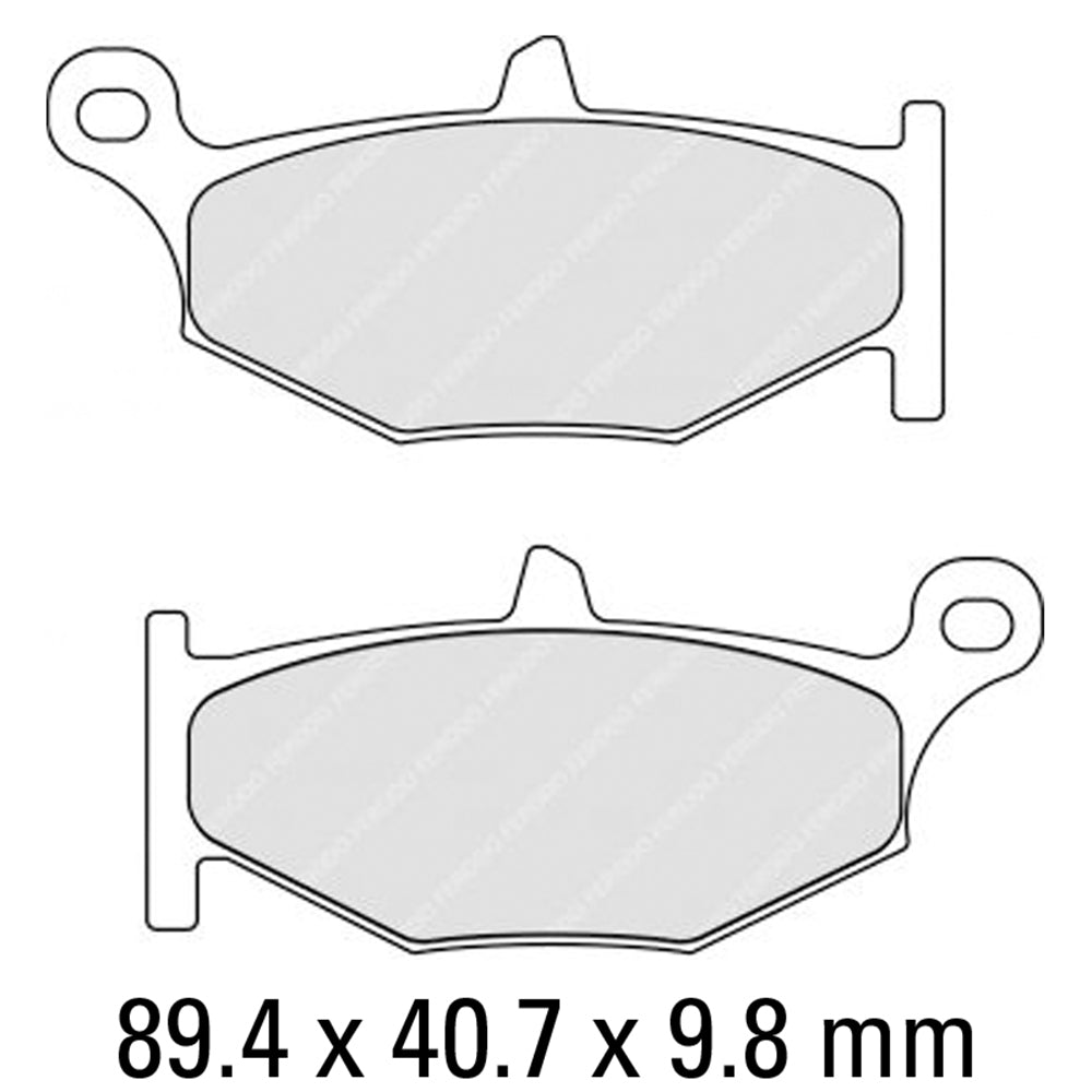 Ferodo - FERODO BRAKE PADS - FDB2213ST (PK = 2 Pads) [BQ25] - Shark Leathers
