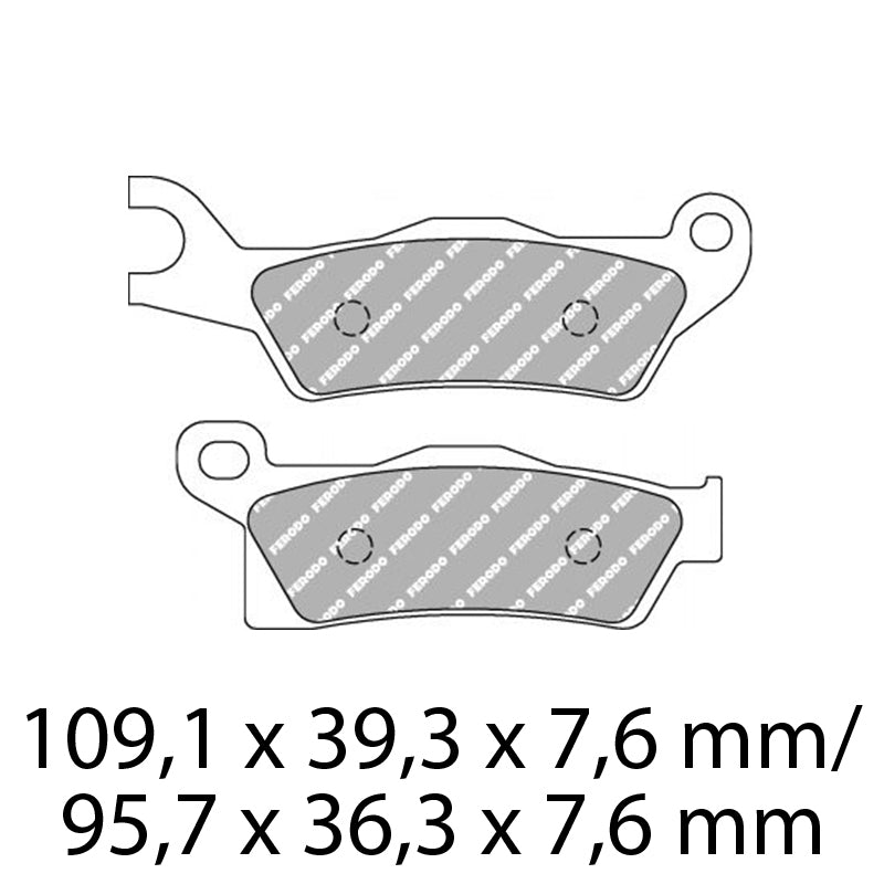 Ferodo - FERODO BRAKE PADS - FDB2273SG (PK = 2 Pads) [BQ25] - Shark Leathers