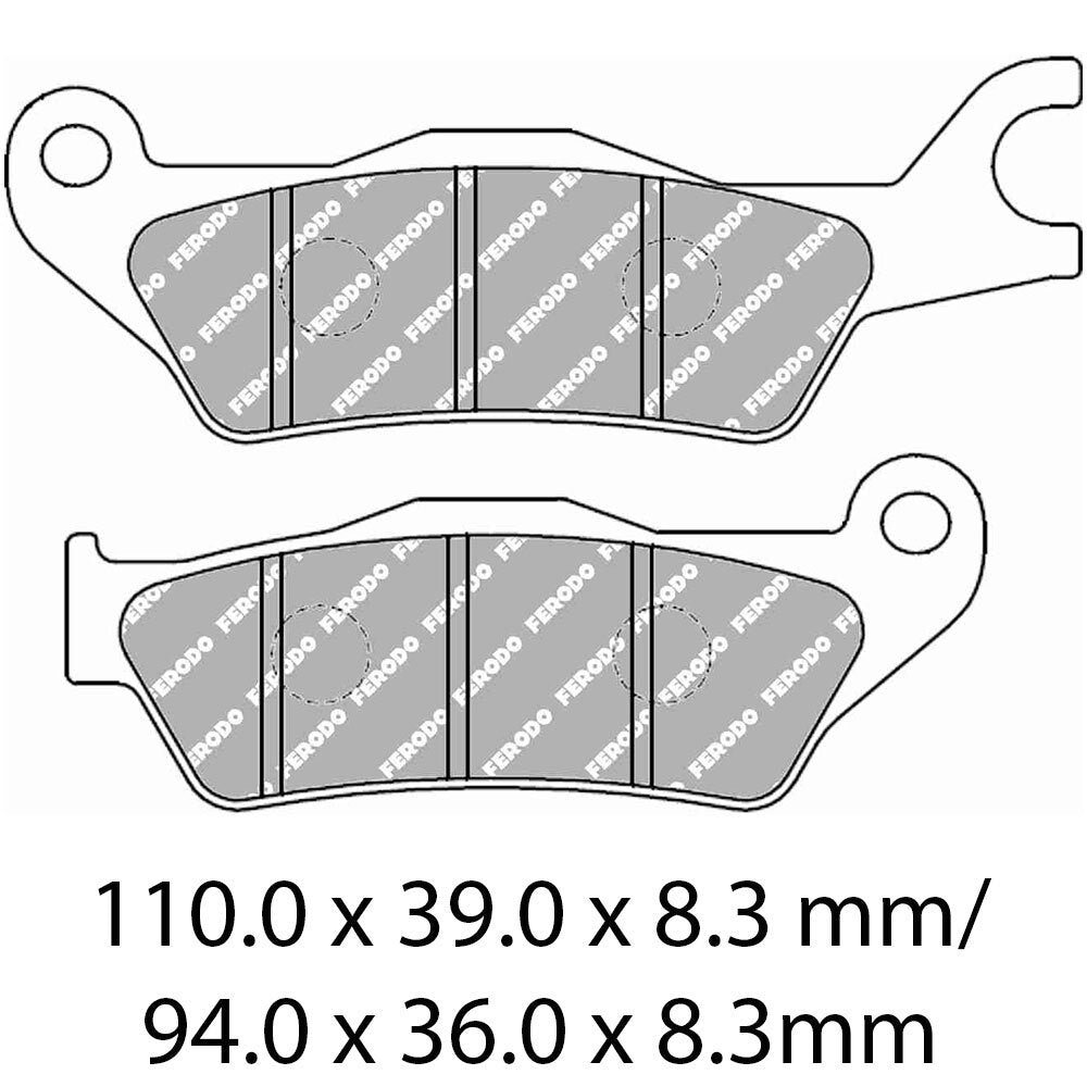 Ferodo - FERODO BRAKE PADS - FDB2287EF (PK=2 Pads) [BQ10]         [NEW1902] - Shark Leathers