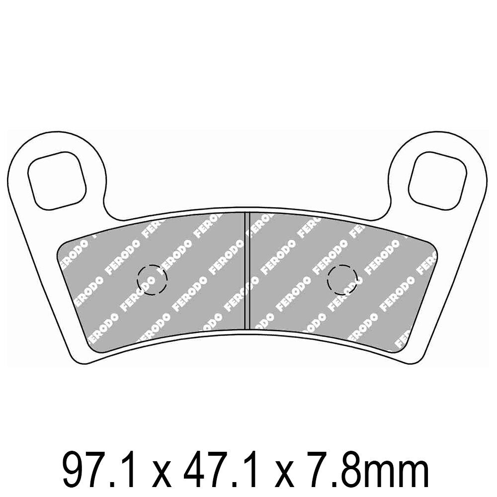 Ferodo - FERODO BRAKE PADS : FDB2320SG (PK=2 Pads) [BQ25] - Shark Leathers