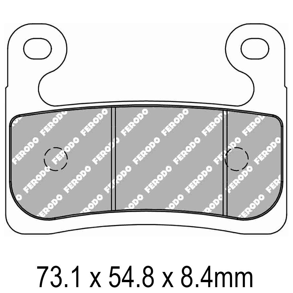Ferodo - FERODO BRAKE PADS : FDB2321ST (PK=2 Pads) [BQ25] - Shark Leathers