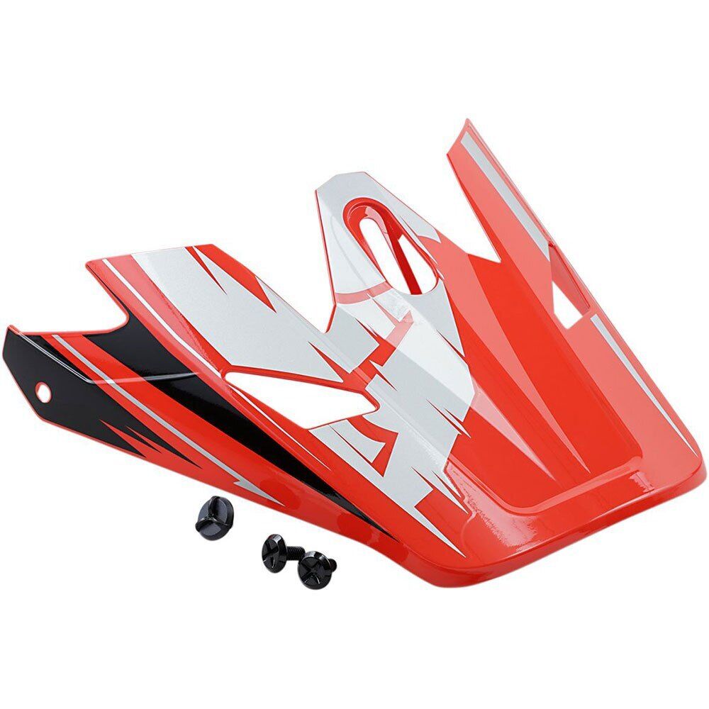 Thor Replacement Visor Peak for Sector Helmets Warp Red/Black