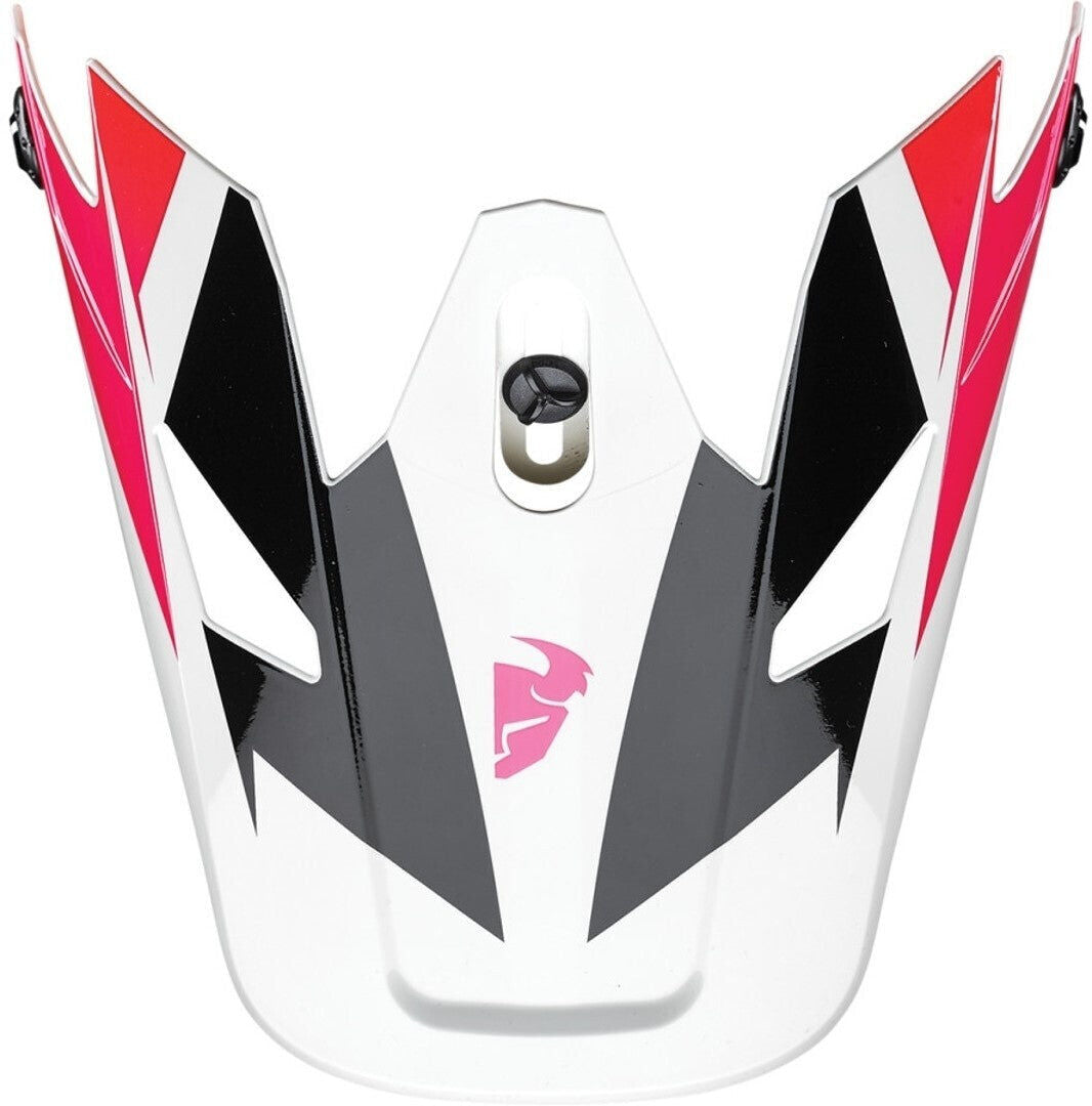 Thor Replacement Visor Peak for Sector Helmets Fader Orange/Magneta
