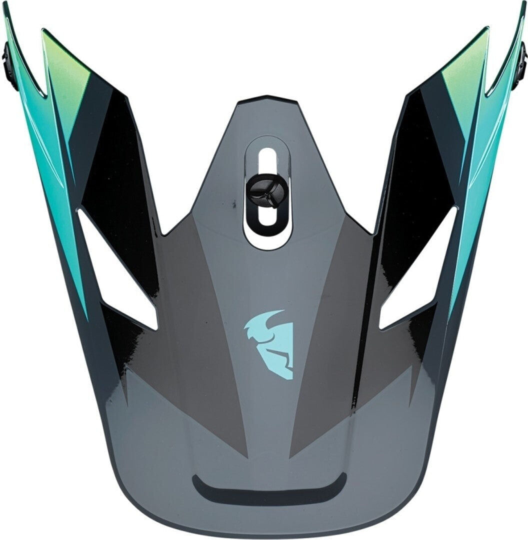 Thor Replacement Visor Peak for Sector Helmets Fader Acid/Teal