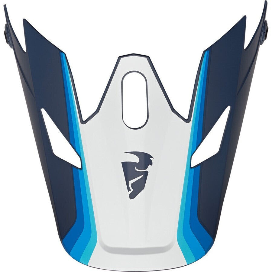 Thor Replacement Peak for Sector Helmets Navy/White