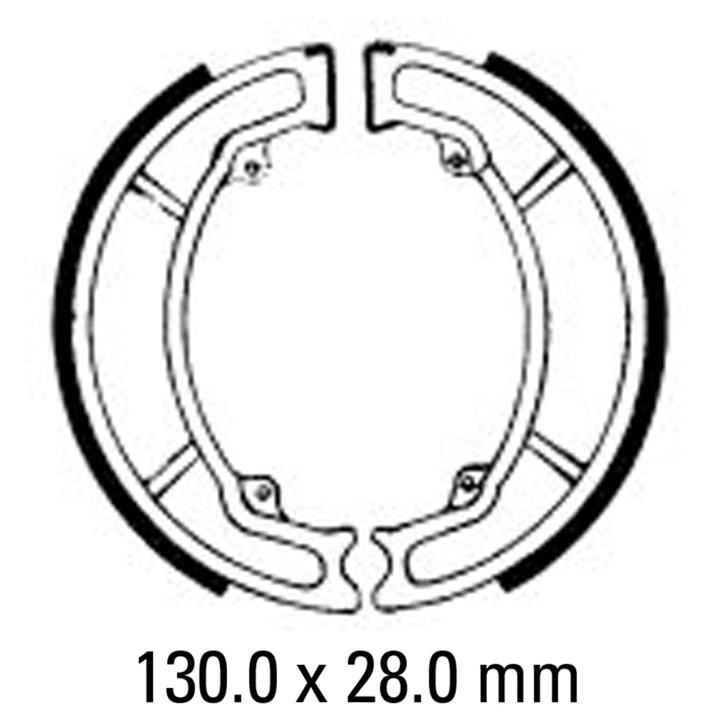 Ferodo - FERODO BRAKE SHOE SET - FSB772 - Shark Leathers
