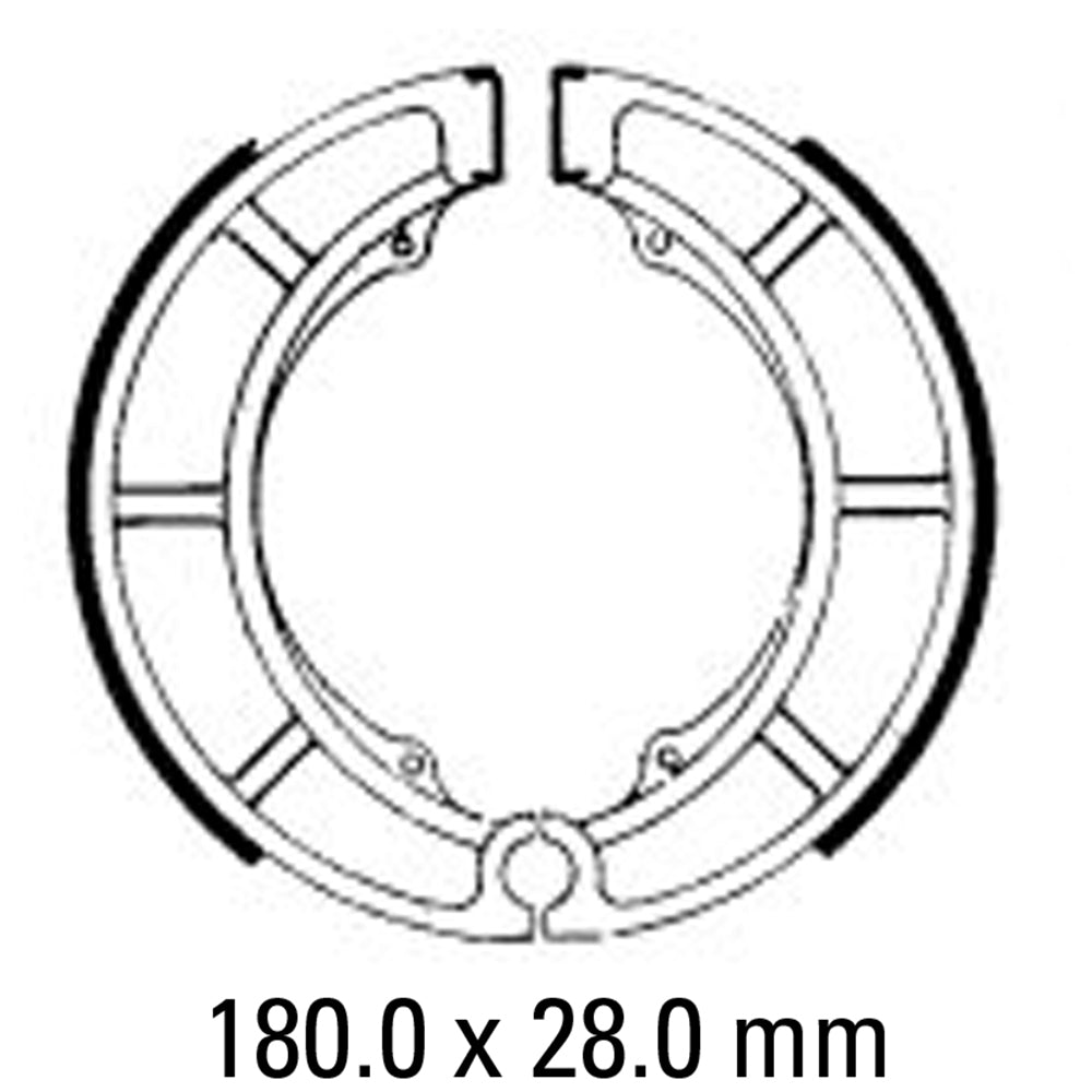 Ferodo - FERODO BRAKE SHOE SET - FSB773 - Shark Leathers