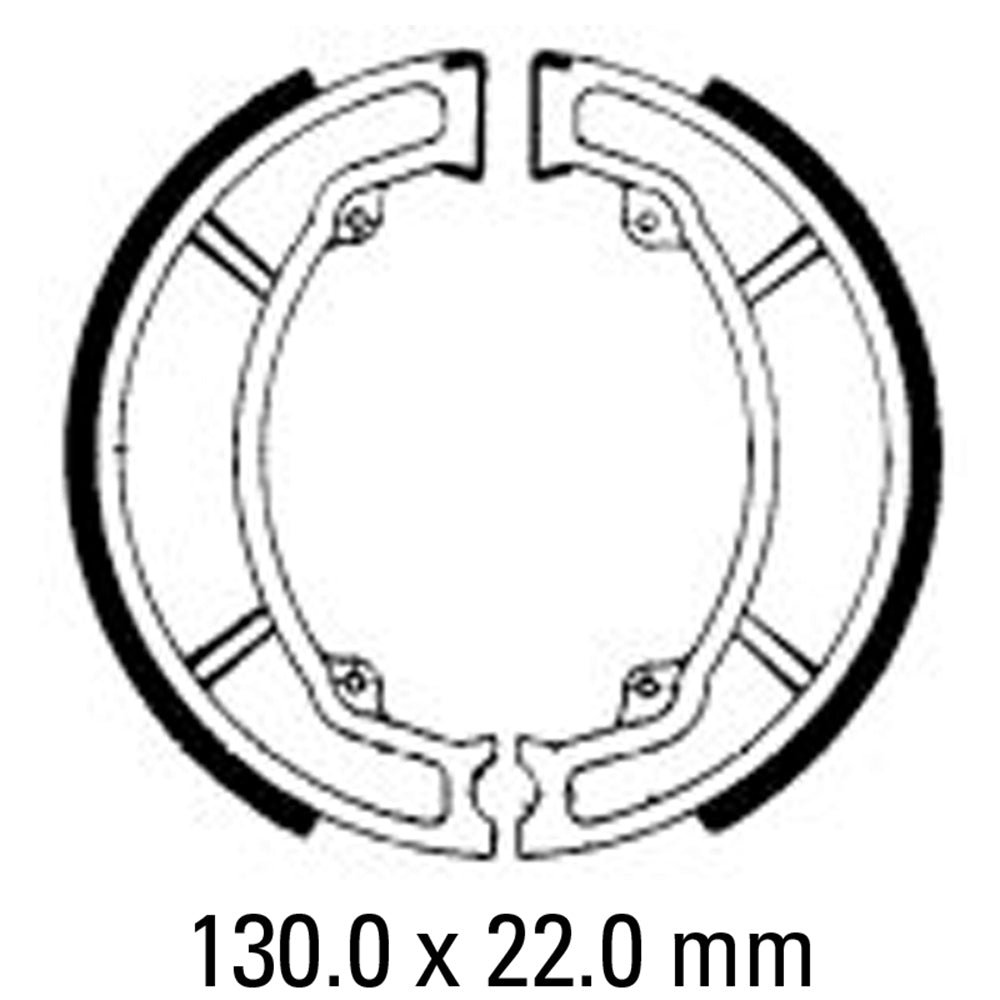 Ferodo - FERODO BRAKE SHOE SET - FSB776 - Shark Leathers