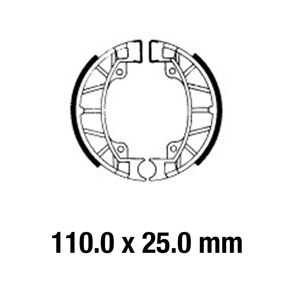 Ferodo - FERODO BRAKE SHOE SET - FSB895 - Shark Leathers