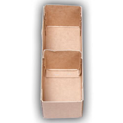 LINK - PARTS BOX H/DUTY CARDBOARD 12x4x4 2 COMPARTMENTS - Shark Leathers