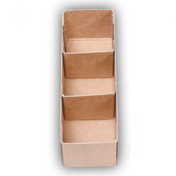 LINK - PARTS BOX H/DUTY CARDBOARD 12x4x4 3 COMPARTMENTS - Shark Leathers
