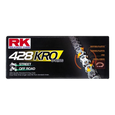 RK CHAIN 428KRO - 136 LINK (O-RING)