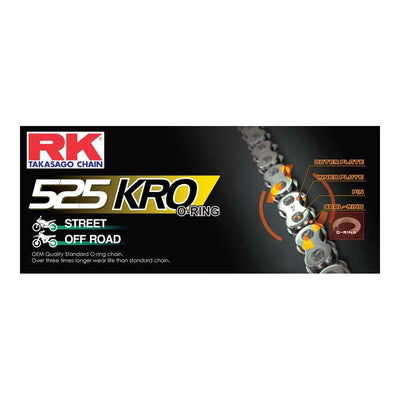 RK CHAIN 525KRO - 120 LINK