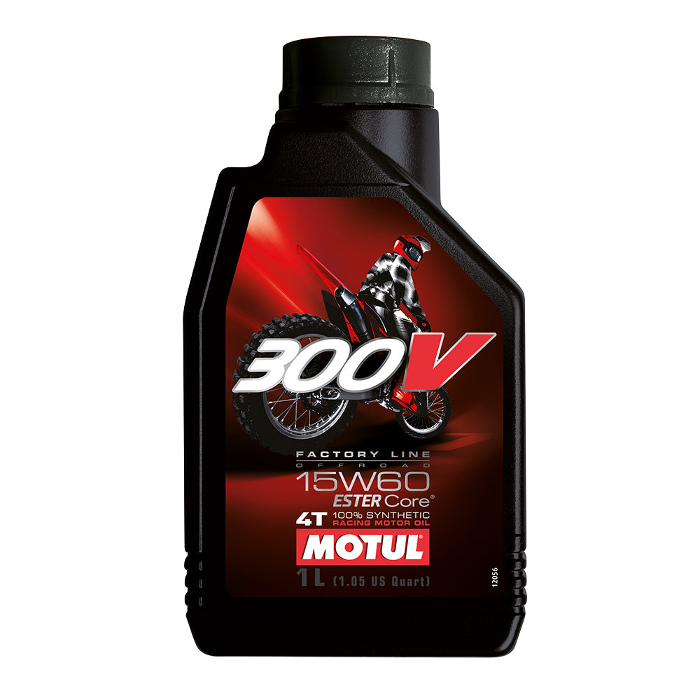 Motul - MOTUL 300V F/LINE OFFROAD (15W 60) 1L CTN12 - Shark Leathers