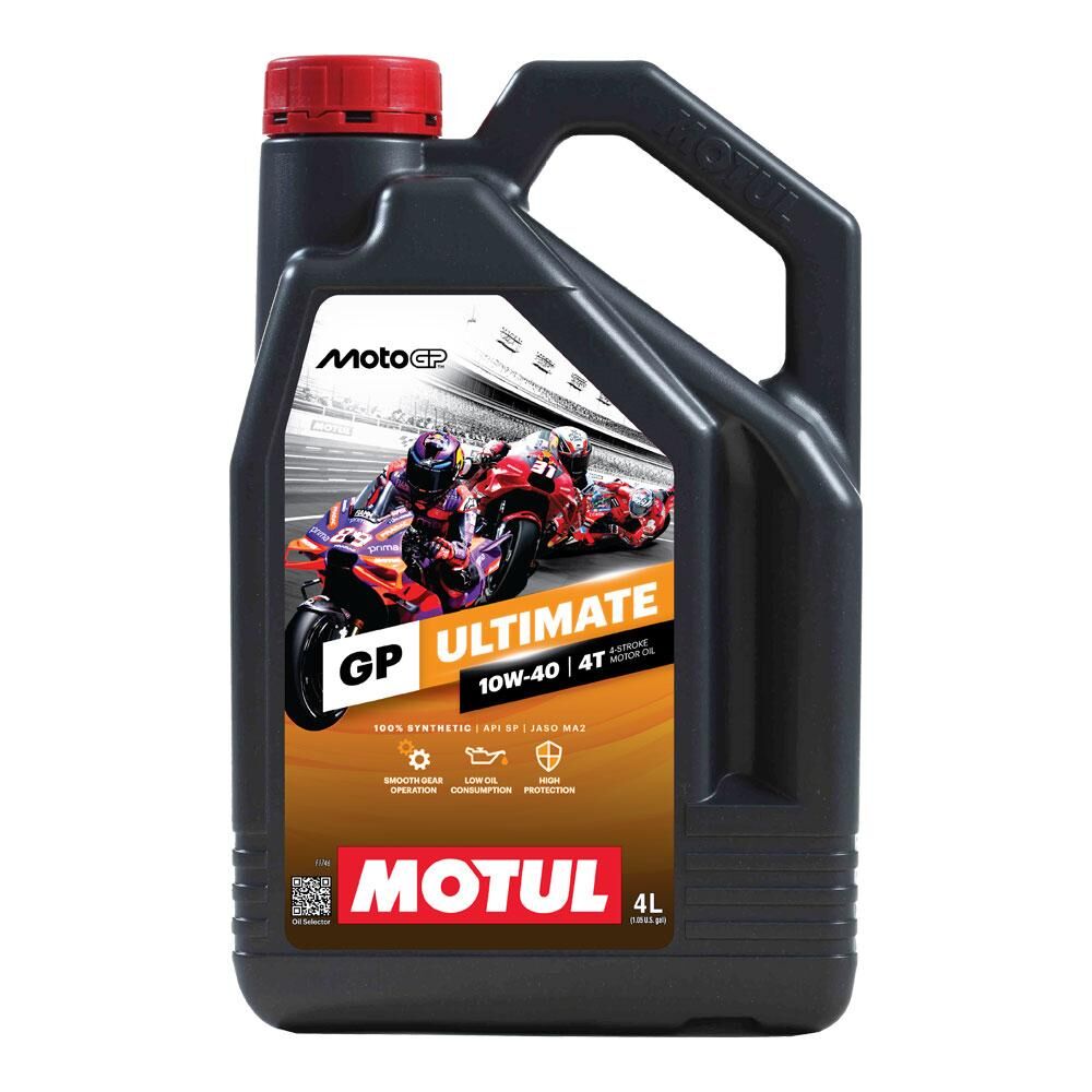 MOTUL GP ULTIMATE 10W40 4 STROKE OIL - 4 Litre