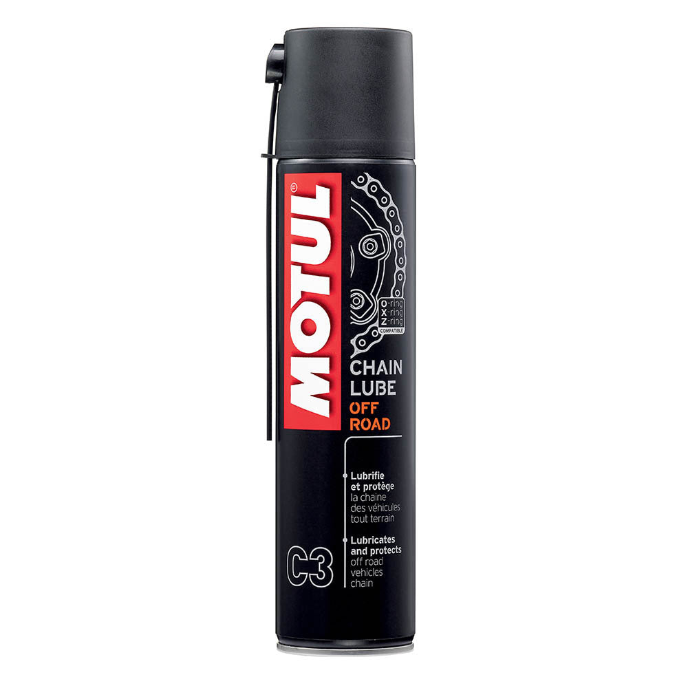 Motul - MOTUL CHAIN LUBE OFF-ROAD 400ML CTN12 (DG2.1 - UN1950) AEROSOL - Shark Leathers