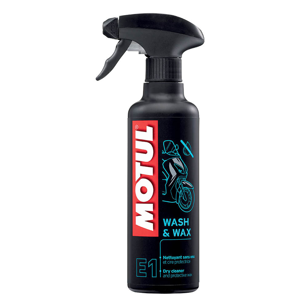 Motul - MOTUL E1 WASH & WAX 400ML CTN12 - Shark Leathers