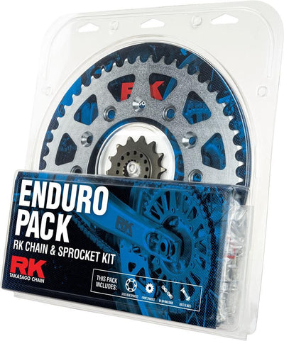 ENDURO PACK - RK CHAIN & SPROCKET KIT - STEEL - 14/47 RMX450 10-17