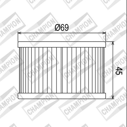 OIL FILTER CHAMPION - COF011 (111)