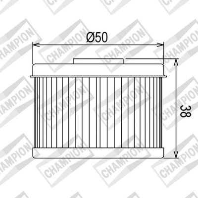 CHAMPION OIL FILTER ELEMENT - COF013 (112&113)