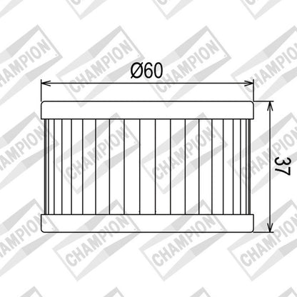 OIL FILTER CHAMPION - COF037 (137)