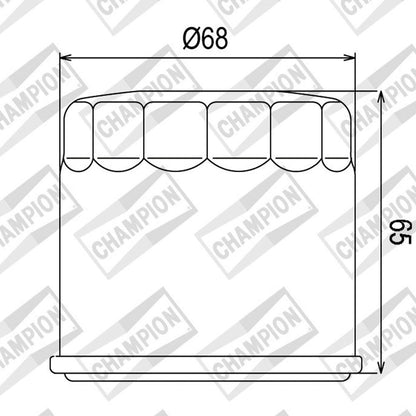OIL FILTER CHAMPION - COF038 (138)