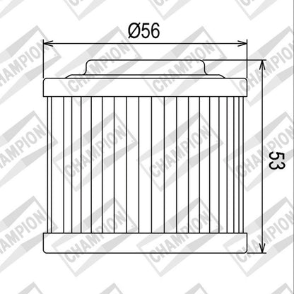 OIL FILTER CHAMPION - COF051 (151)