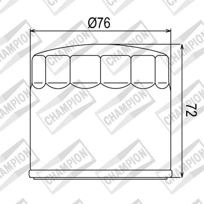 OIL FILTER CHAMPION - COF053 (153)