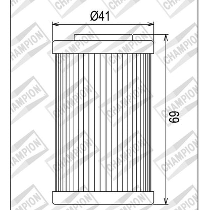 OIL FILTER CHAMPION - COF055 (155)